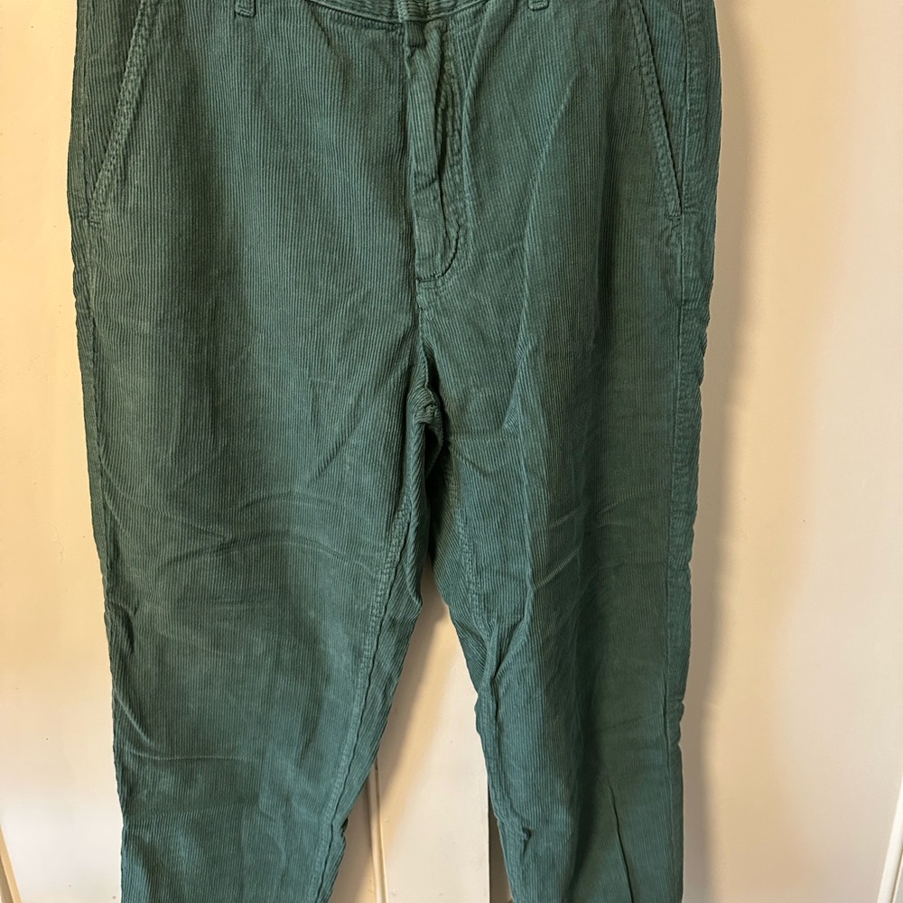 Zara Men's Teal Corduroy Pants